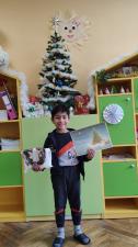 Денис Колев с приз от „Вълшебна Коледа”
